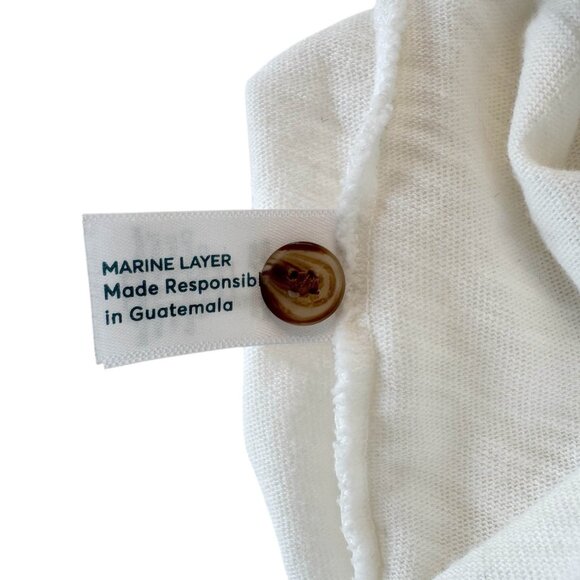 Marine Layer Vintage Heavy Slub Button Down Size M NWOT - Picture 8 of 9